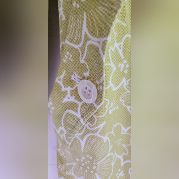 Anne Klein Floral Cotton Jacket Sz 4 - Picture 8 of 16